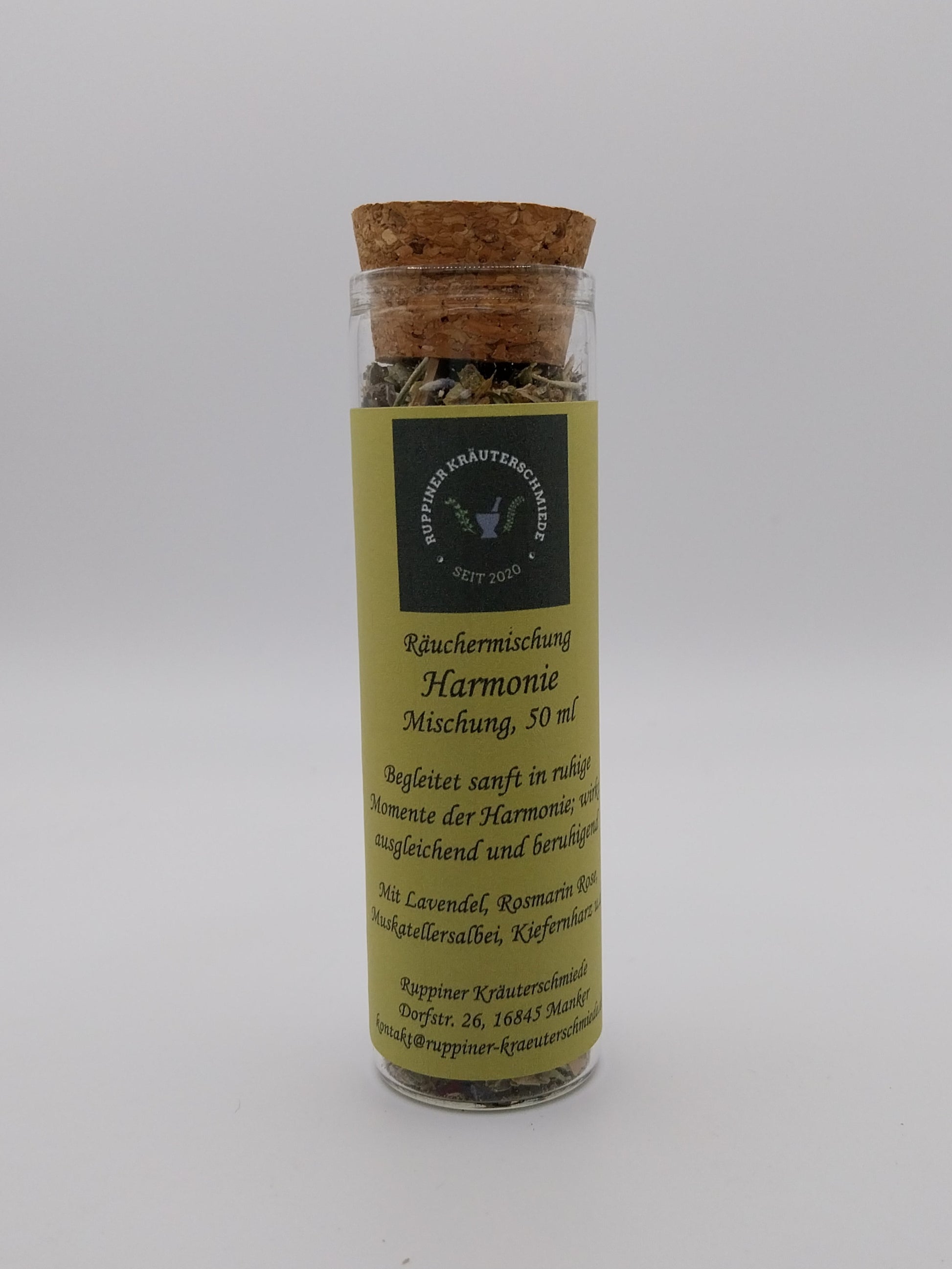 Räucherwerk Harmonie in einem Glas