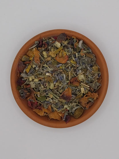 Räuchermischung Haus & Hof in einer Tonschale