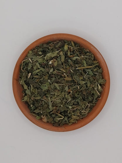 Melisse in der Tonschale