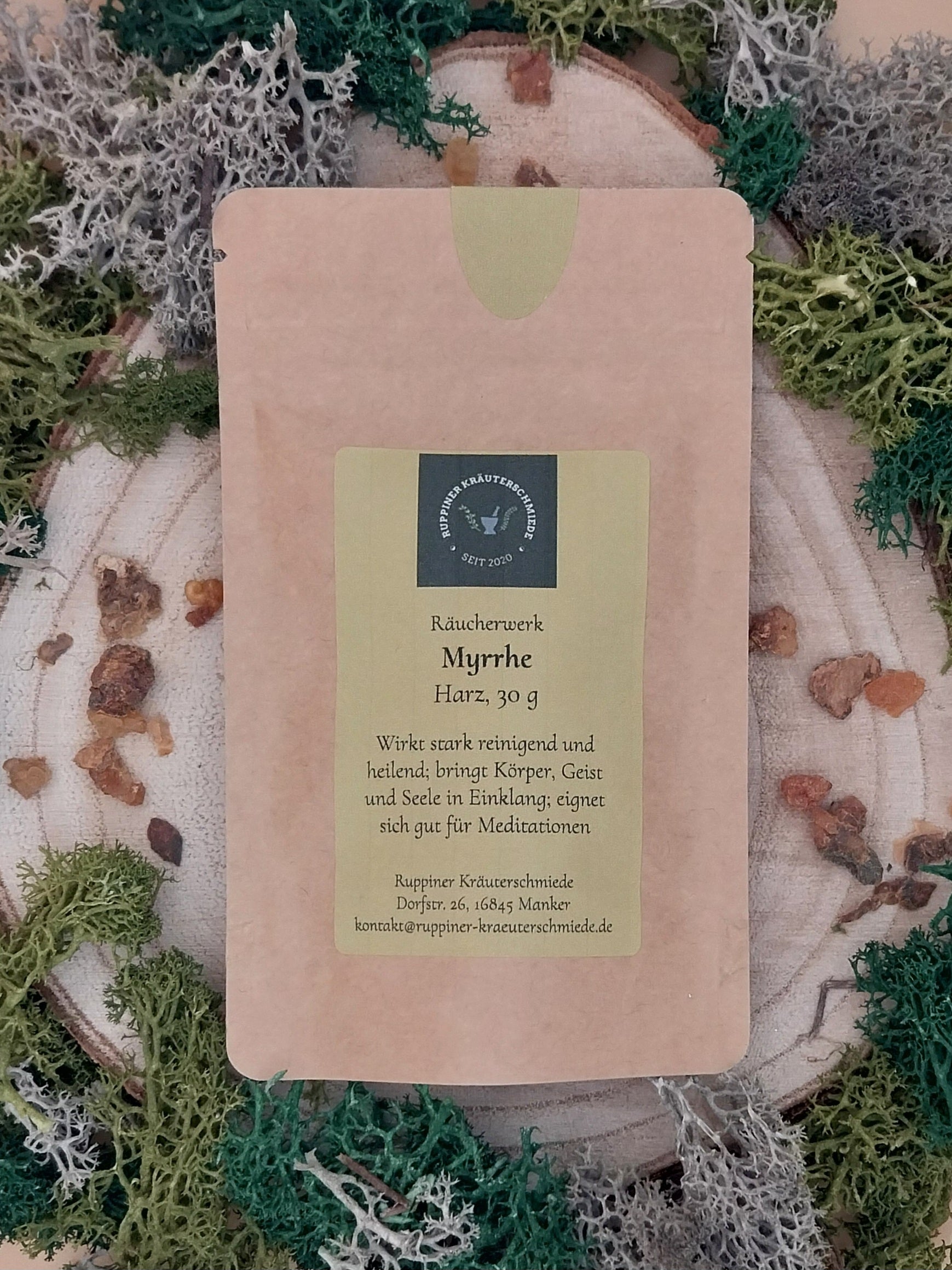 Myrrhe, Harz zum Räuchern