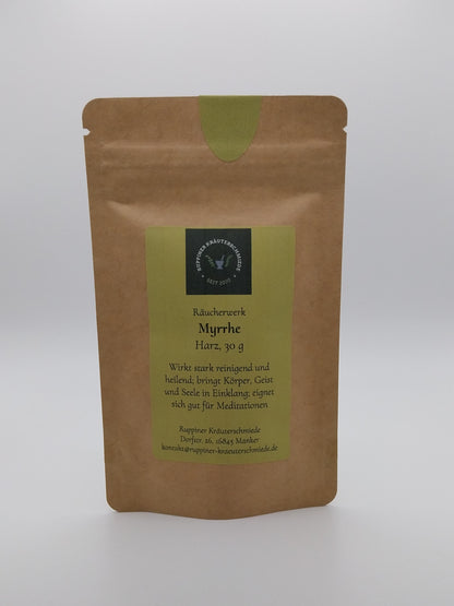 Myrrhe in einer Tüte
