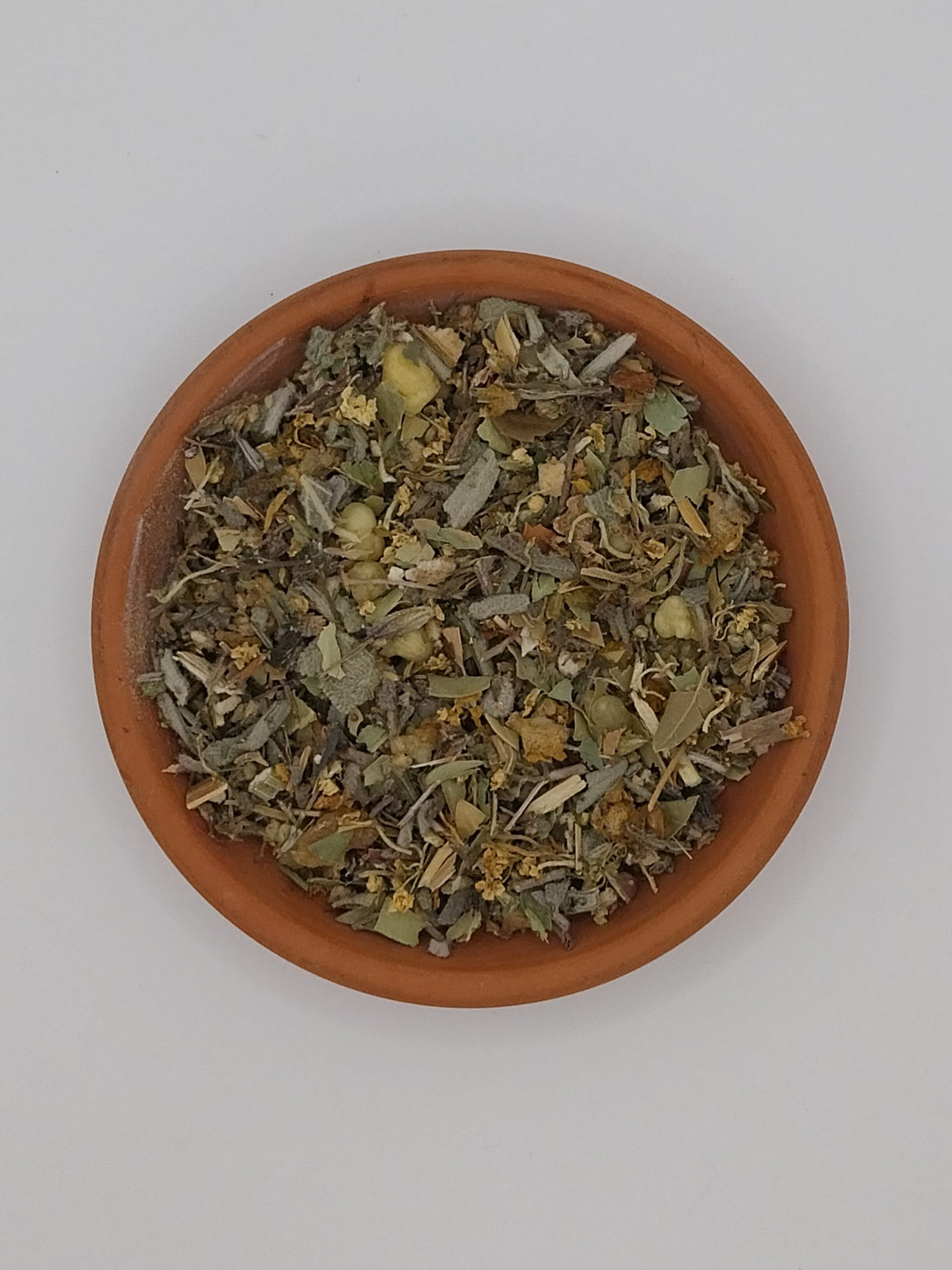 Neubeginn-Räucherung in einer Schale.