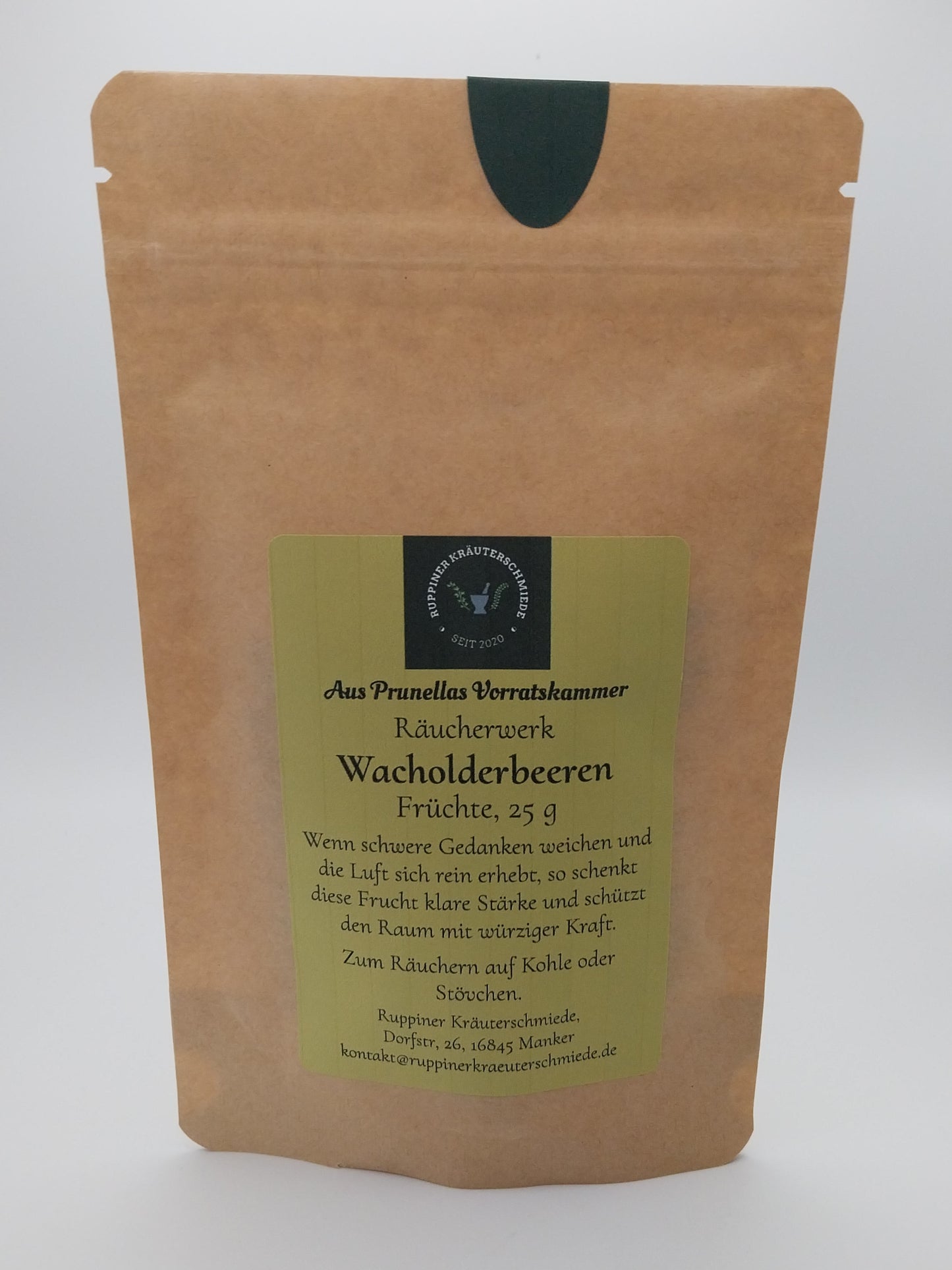 Mittlere Tüte Wacholderbeeren mit 25g Inhalt