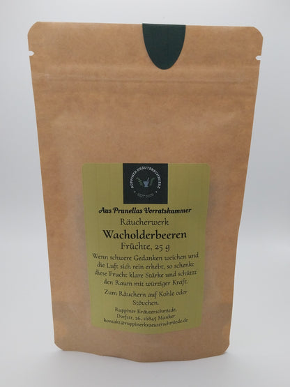 Mittlere Tüte Wacholderbeeren mit 25g Inhalt