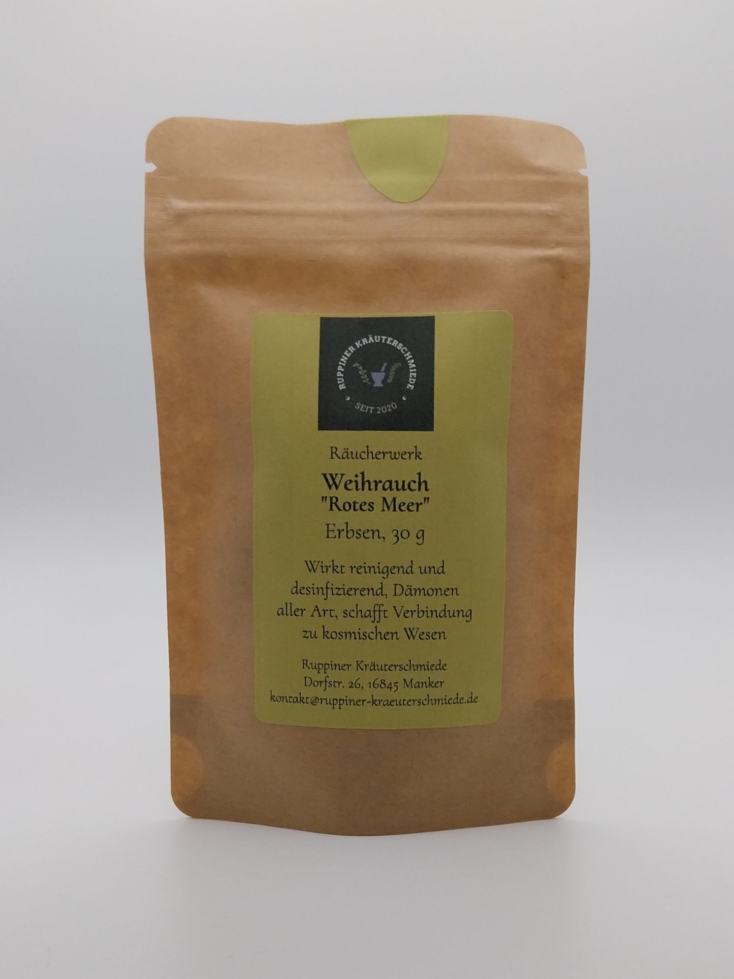 Weihrauch in einem verschließbaren Beutel