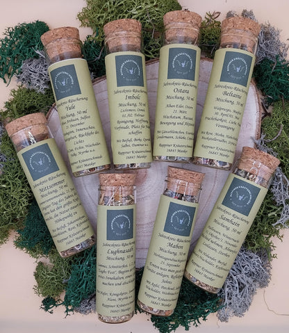 Räucherwerk Jahreskreis-Räucherungen 8er-Set